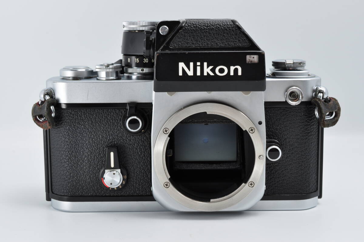 【美品】Nikon ニコン F2 フォトミック シルバー 35mm SLR フィルムカメラ 光学カビ、クモリなし モルト交換済み #0186_画像4