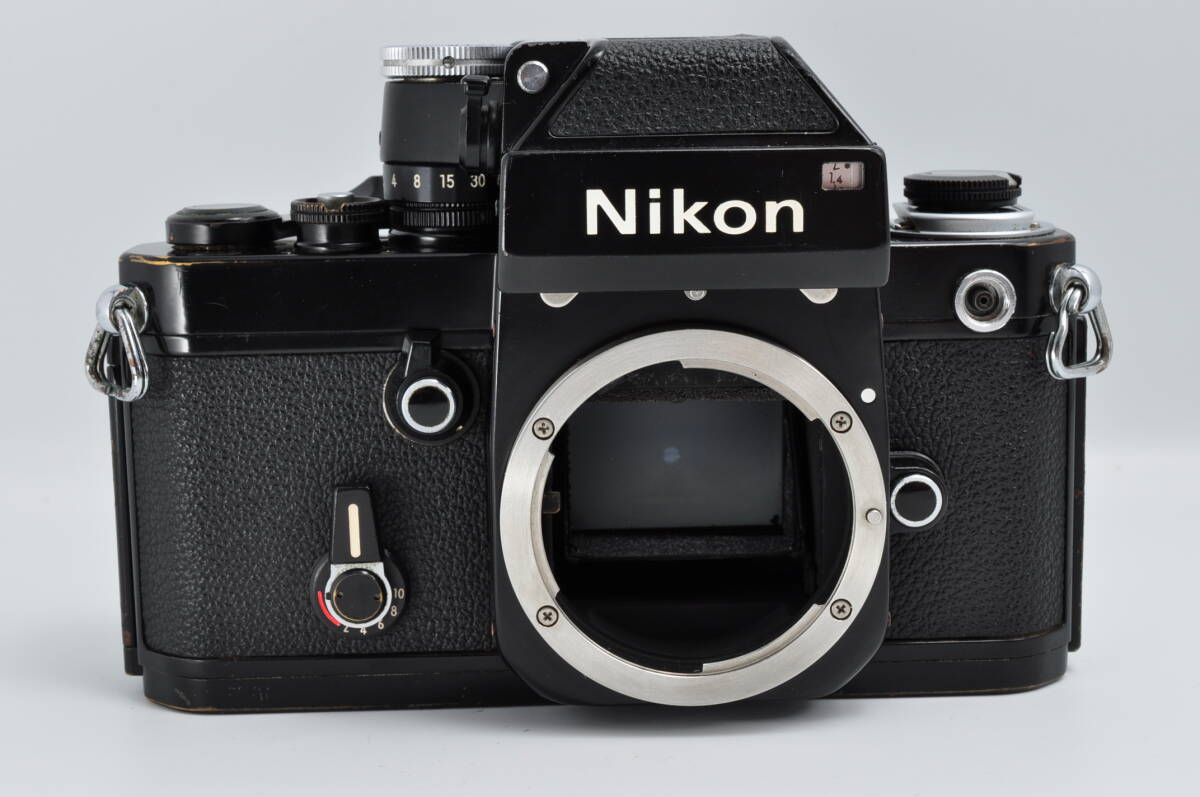 【美品】Nikon ニコン F2 フォトミック ブラック 35mm SLR フィルムカメラ 光学カビ、クモリなし モルト交換済み #0188_画像4