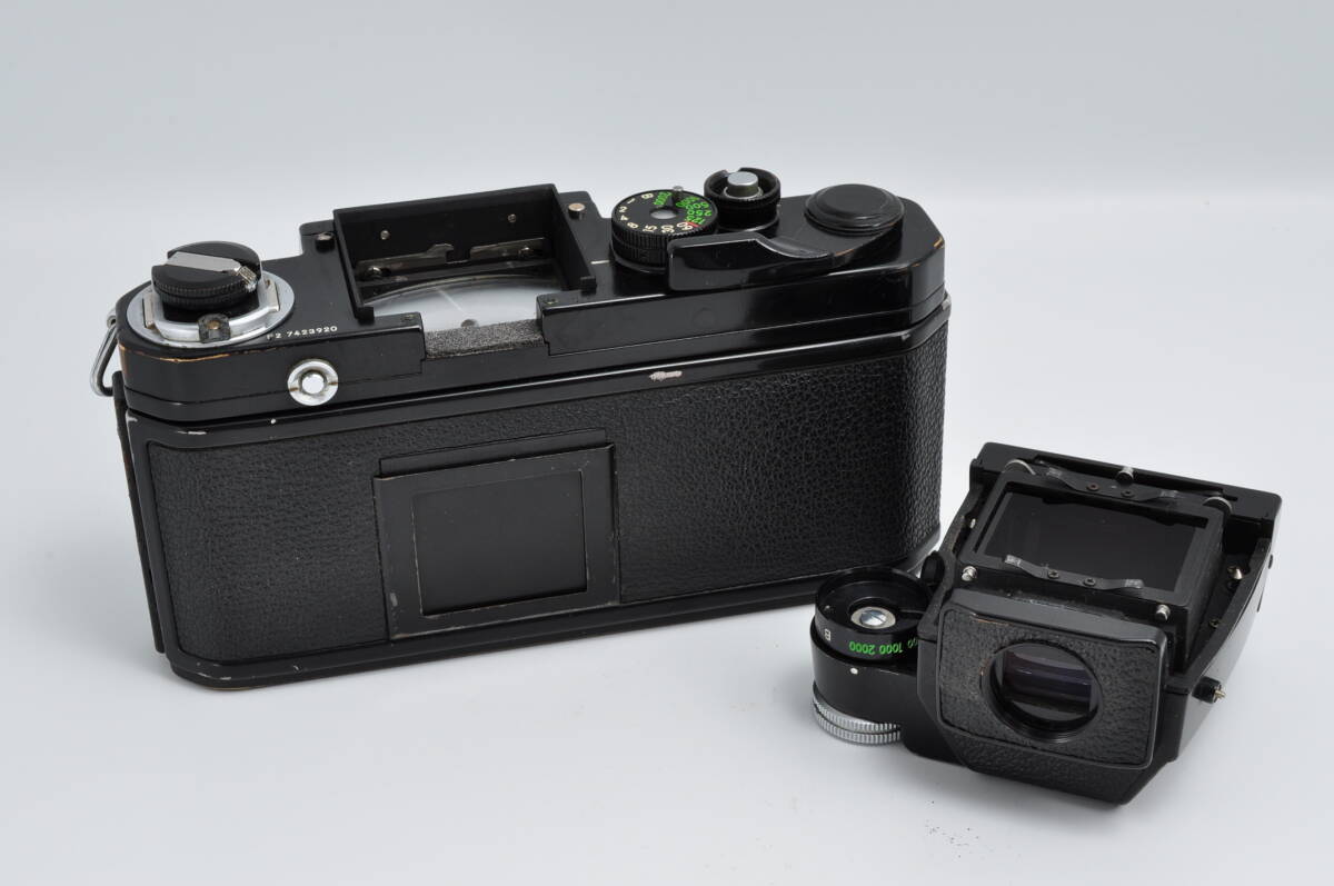 【美品】Nikon ニコン F2 フォトミック ブラック 35mm SLR フィルムカメラ 光学カビ、クモリなし モルト交換済み #0188_画像10
