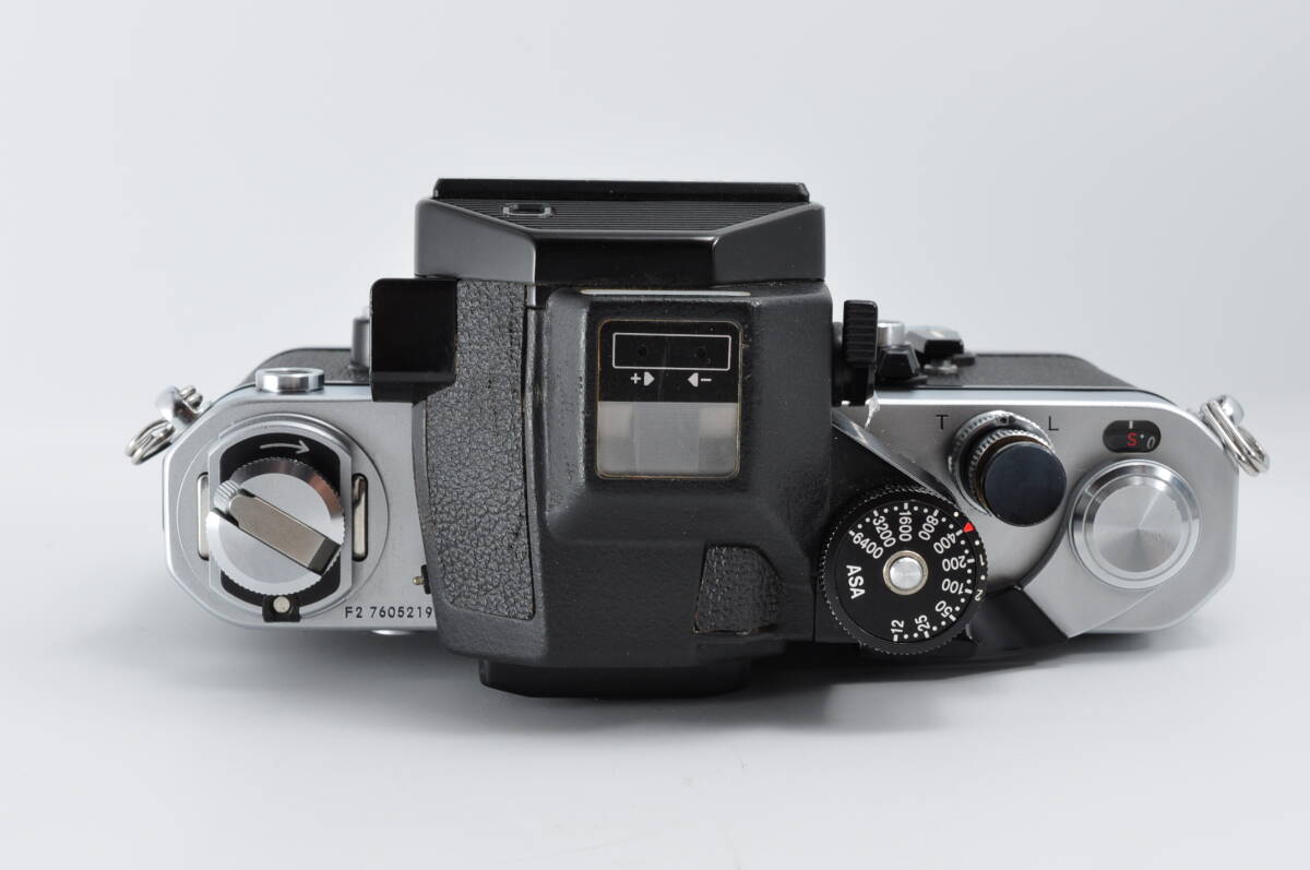 【美品】Nikon ニコン F2 フォトミック S シルバー 35mm SLR フィルムカメラ 光学カビ クモリなし モルト交換済 シャッターボタン付き#0191_画像9