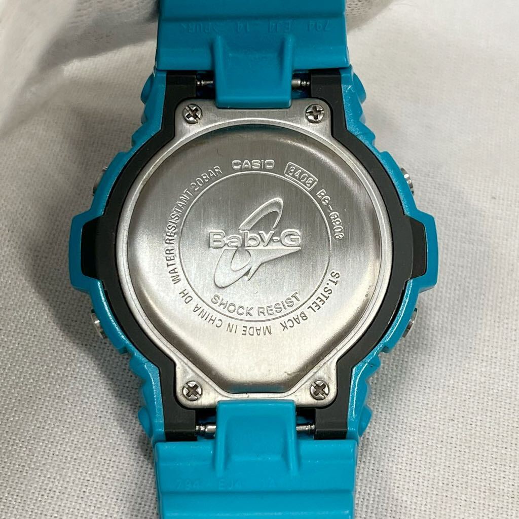 ◎【CASIO/カシオ】Baby-G BG-6903 ブルー 青色 G-SHOCK Gショック 腕時計 ランナー ランニング レディース腕時計 デジタル 動作品_画像3