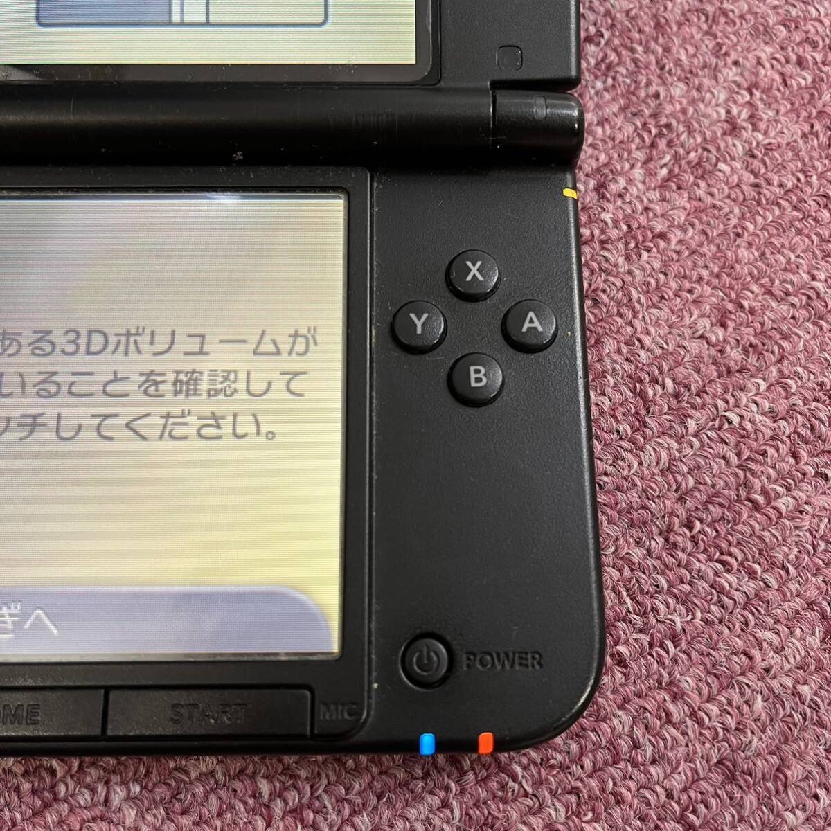 ☆【任天堂/Nintendo/ニンテンドー】3DS LL SPR-001（JPN） シルバー×ブラック 本体のみ 初期化済み 通電確認済み ゲーム機 ディーエスの画像2