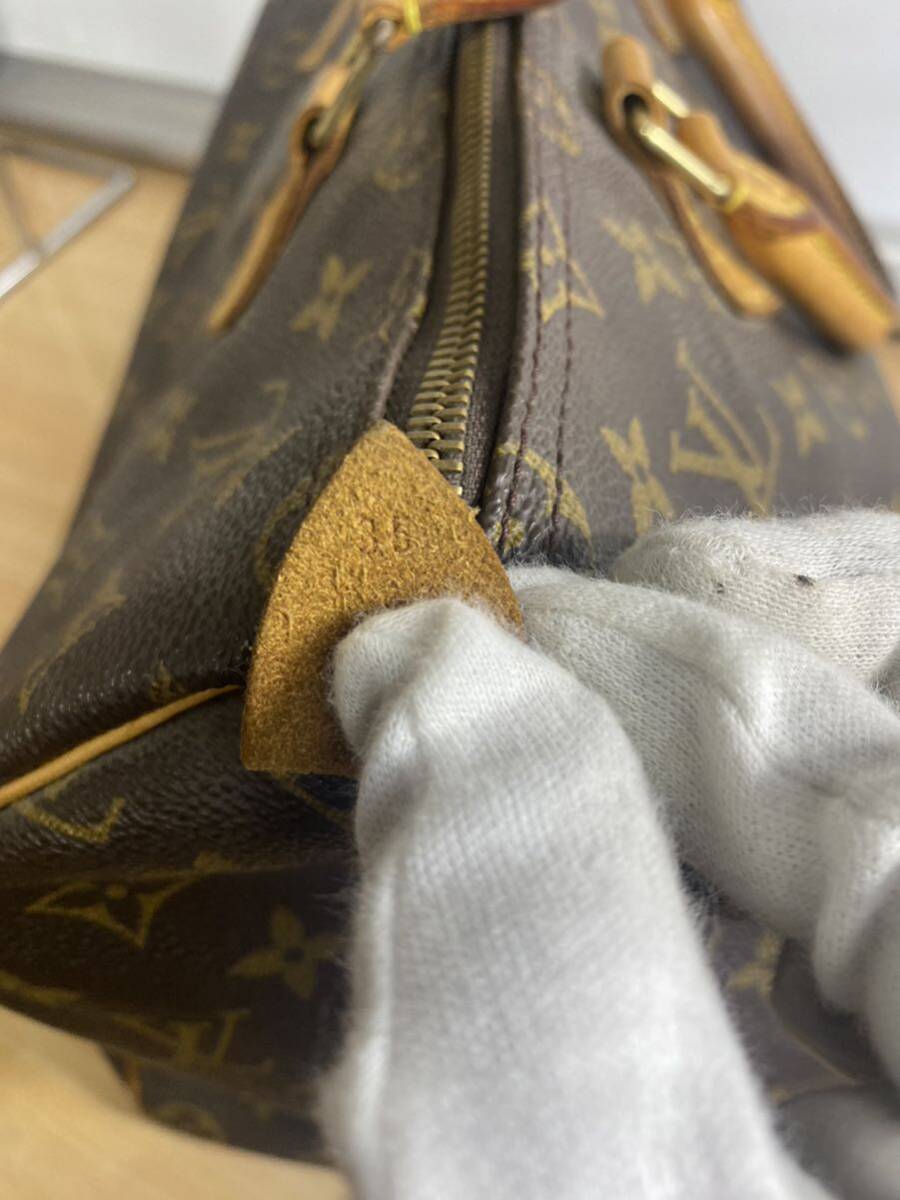 ● LOUIS VUITTON ルイヴィトン モノグラム・ライン スピーディ35 ミニボストン ハンドバッグ SP1909 鍵なし 保存袋付きの画像6