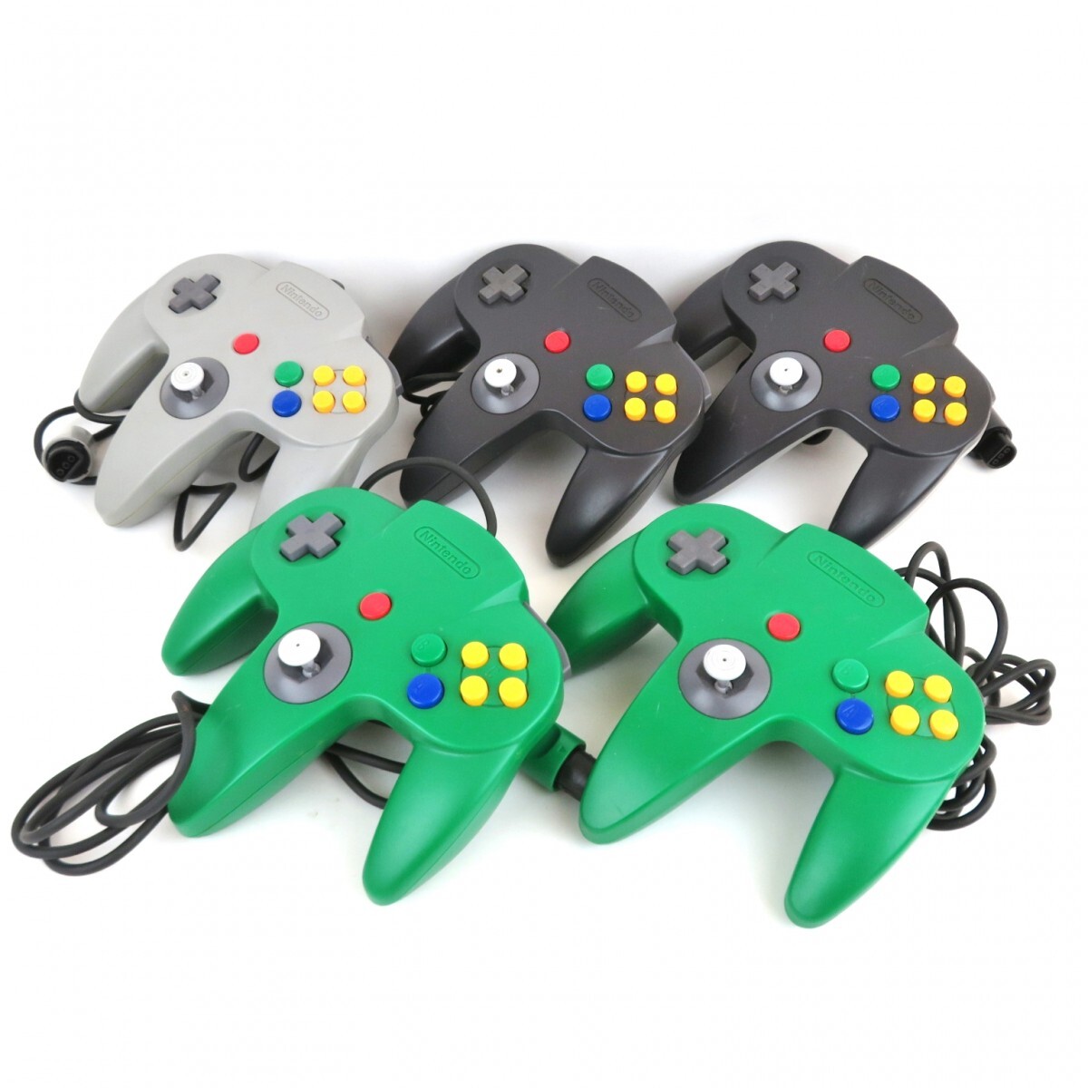 まとめ 任天堂 NINTENDO64 本体 NUS-001 コントローラx5 コントローラパック ターミネータパック ACアダプタ モノラルAVケーブル 0413-054の画像7