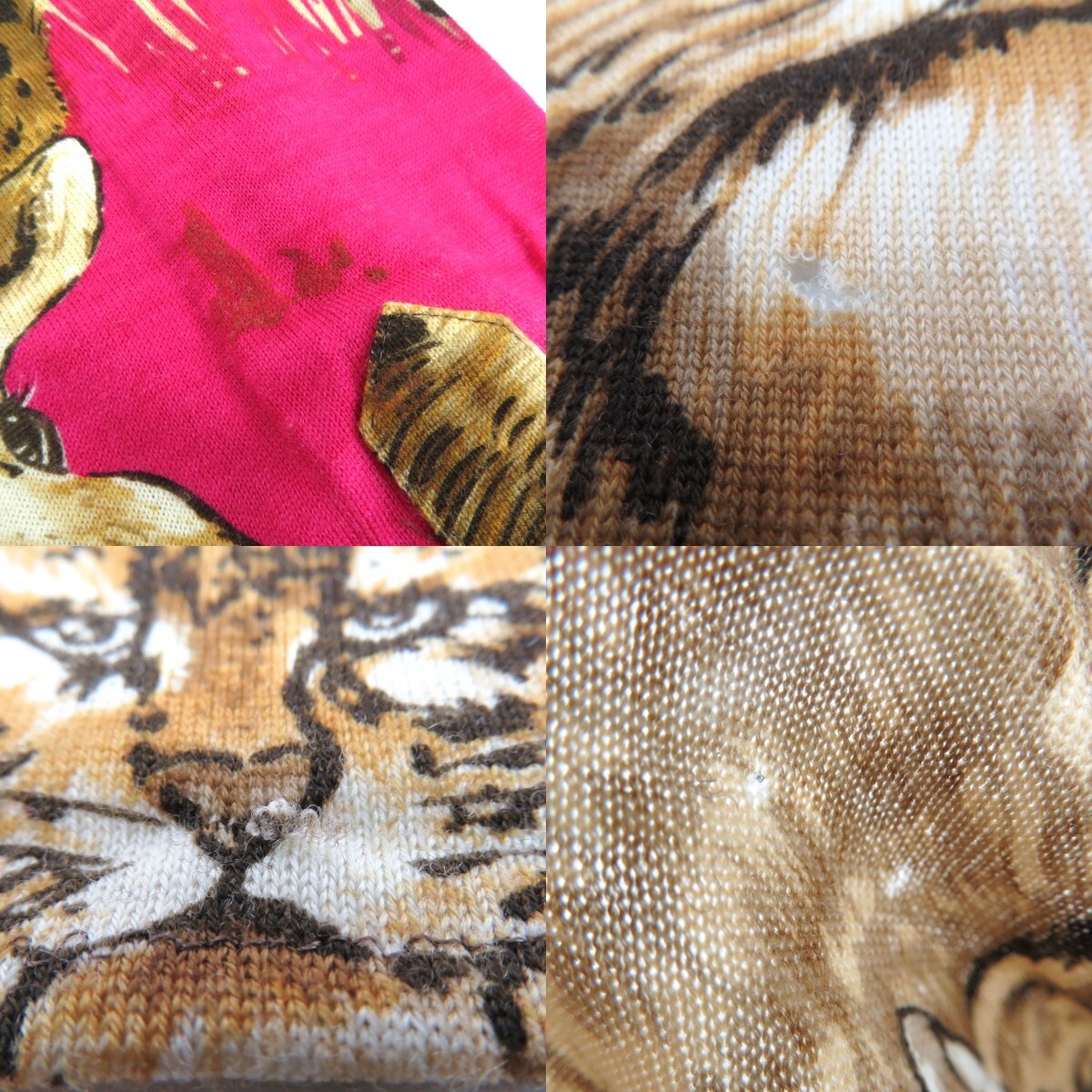  Italiya ita задний рубашка с длинным рукавом перо тканый 9 номер шерсть 100% плечо накладка животное рисунок тигр лев леопард зебра женский 0506-003