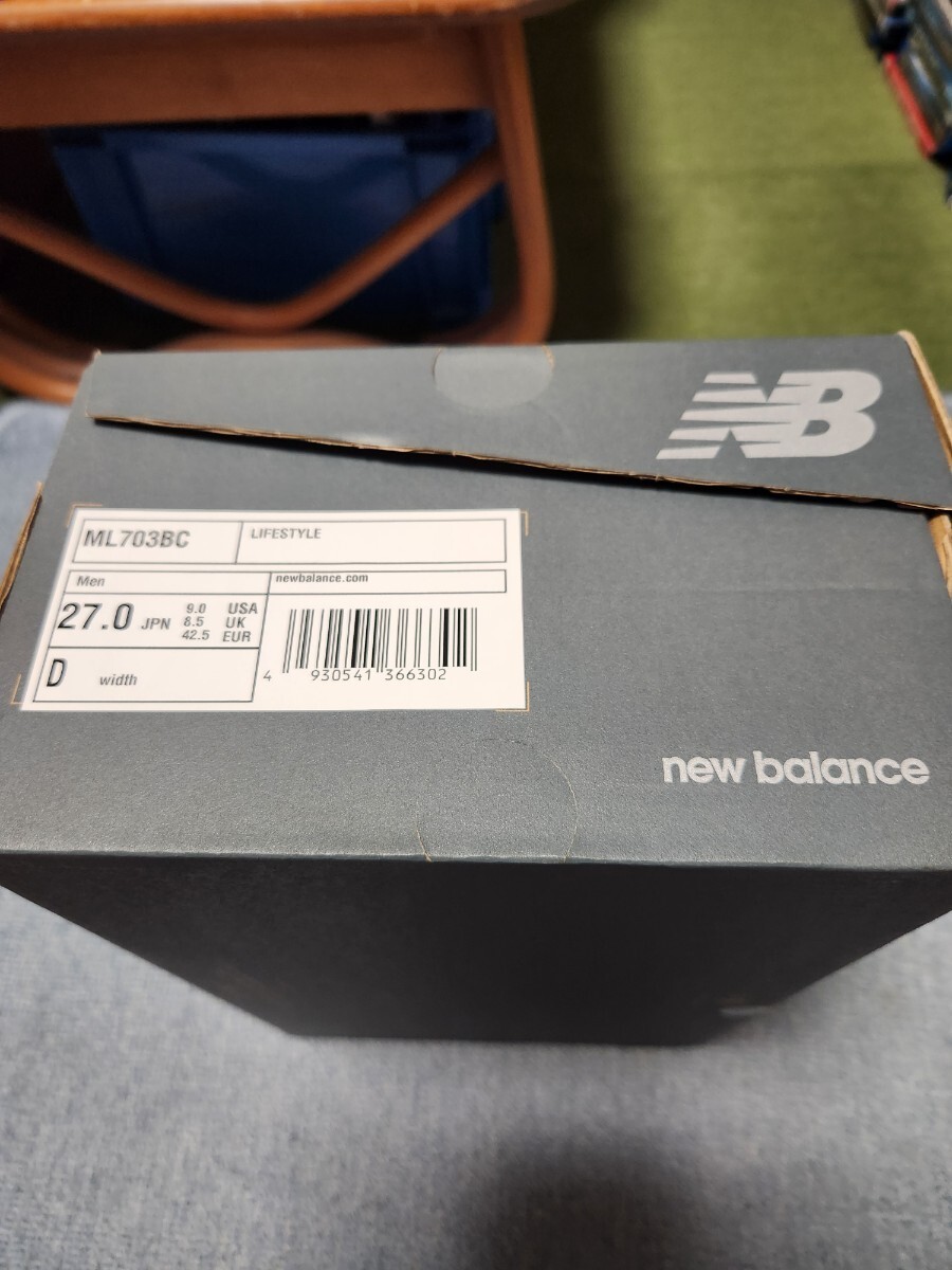 ニューバランス New Balance ML703BC 　　未使用品　27.0_画像2