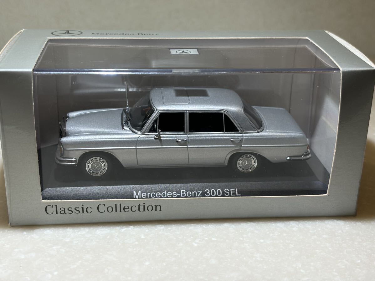 1/43 MB純正 「メルセデスベンツ300SEL」 Silver Classic Collection Edition43_画像8