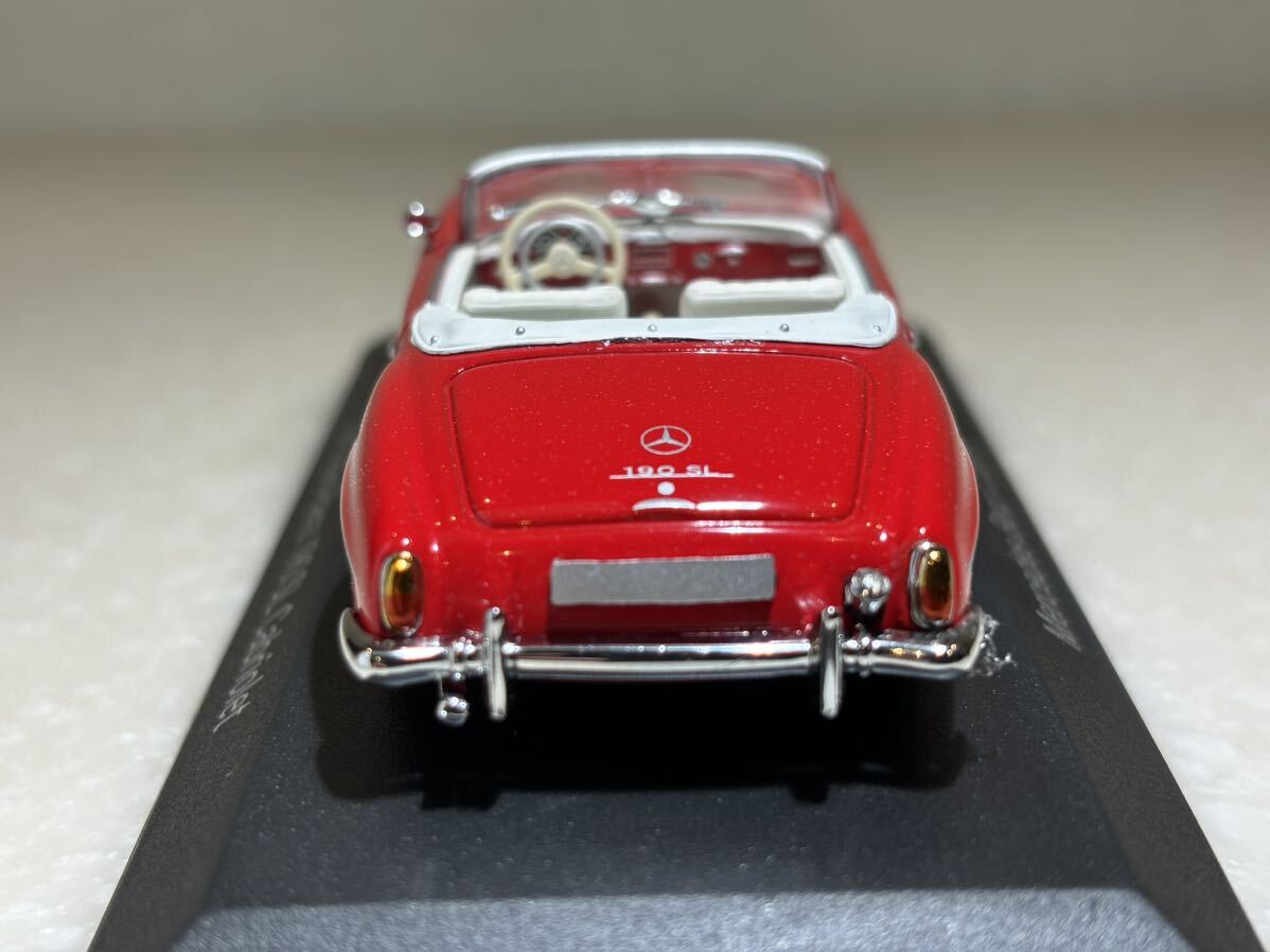 1/43 MB純正 「メルセデスベンツ190SL Cabriolet 」Red Classic Collection Edition43_画像4