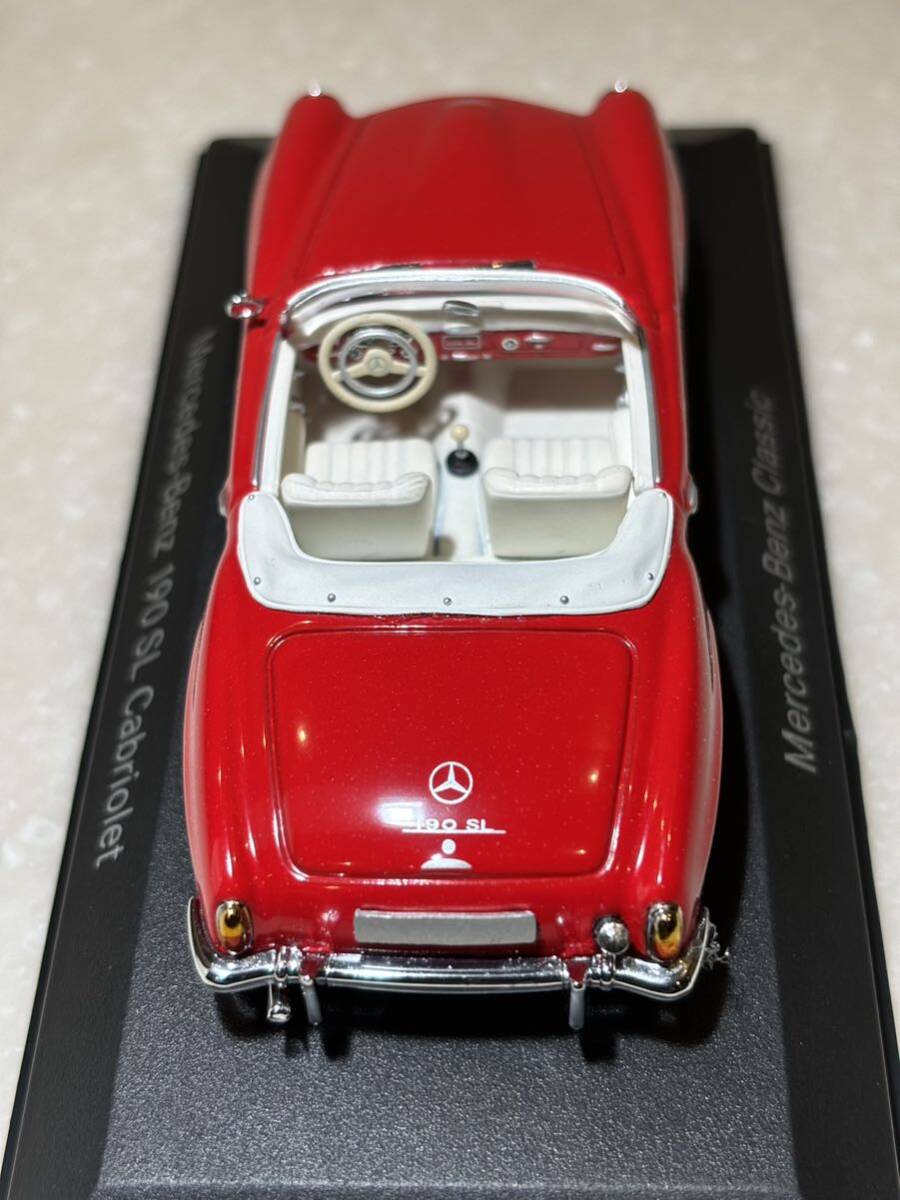 1/43 MB純正 「メルセデスベンツ190SL Cabriolet 」Red Classic