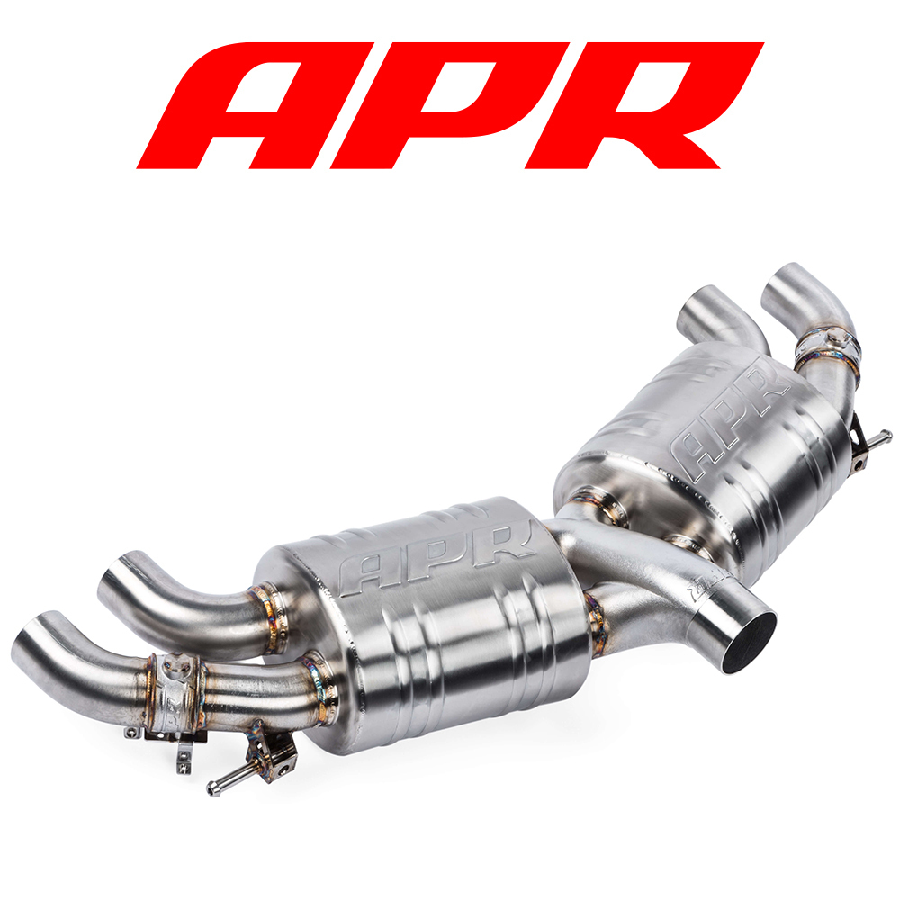 APR フォルクスワーゲン ゴルフ R 7.0 2014-2017年 CAT-BACK アクティブ エキゾースト 正規輸入_画像2