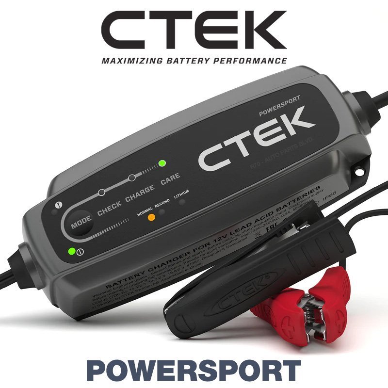 CTEKsi- Tec battery charger POWERSPORT 12V lead + lithium ion battery charge function . implementation 8 step charge new goods 