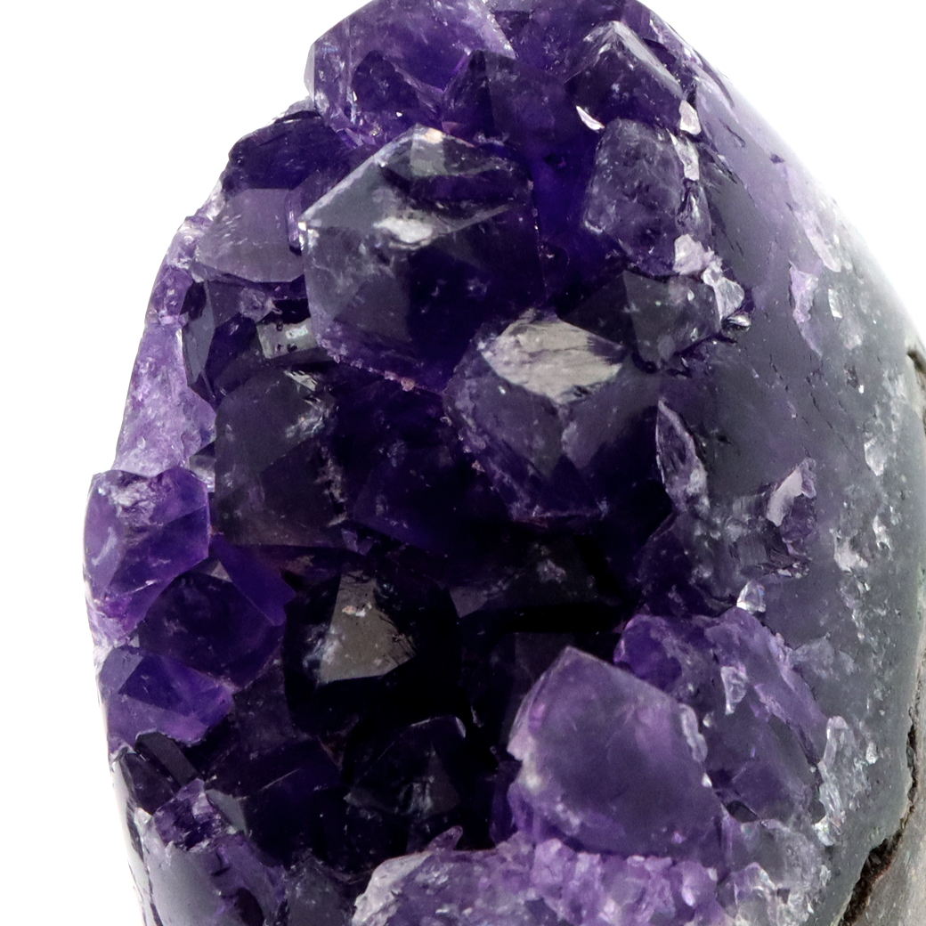 アメジスト クラスター 側面磨き AAA ドゥルーザ 紫水晶 置き物 原石 70g ウルグアイ産 天然石 1点物 2月 誕生石 天然石 amethystの画像2