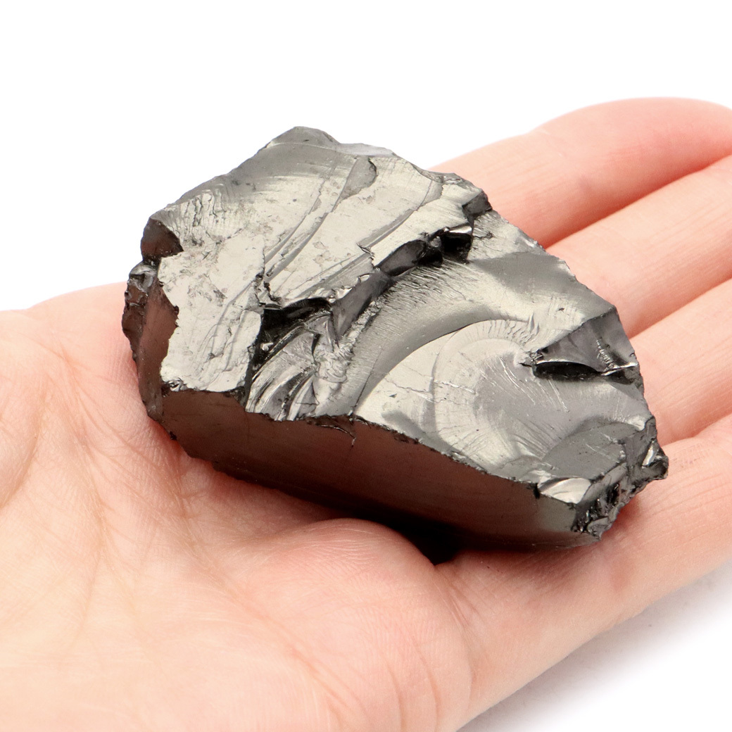 エリートシュンガイト 原石 40g ロシア カレリア共和国シュンガ 天然石 1点物 パワーストーン Shungite シュンガ石_画像6