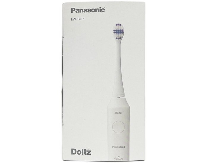 新品未使用 Panasonic パナソニック 音波振動ハブラシ ドルツ Doltz EW-DL39-W 白 お手軽モデル 2モード 電動歯ブラシ 歯磨き 口腔ケア_画像2