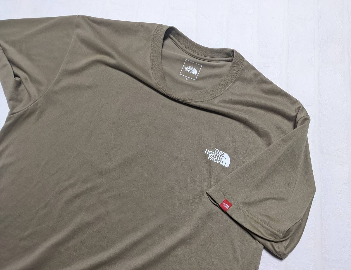 【中古・メンズXL】ノースフェイス THE NORTH FACE ショートスリーブTシャツ 半袖 バックプリント カットソー ベージュ系 送料370円の画像4