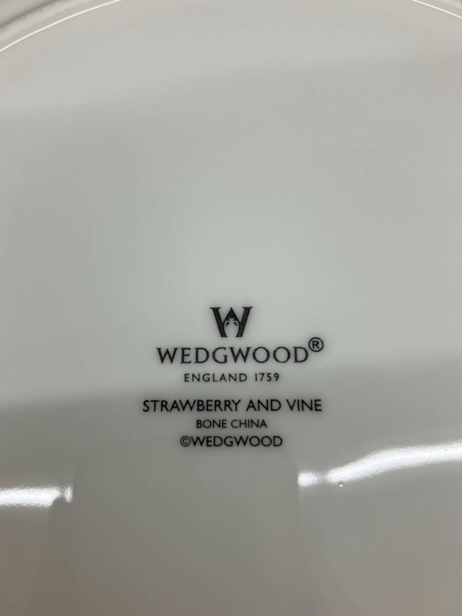 ◇◆#5743 WEDGWOOD ウェッジウッド ストロベリー＆パイン 約29cm 大皿 2枚セット 現状保管品◆◇ _画像6