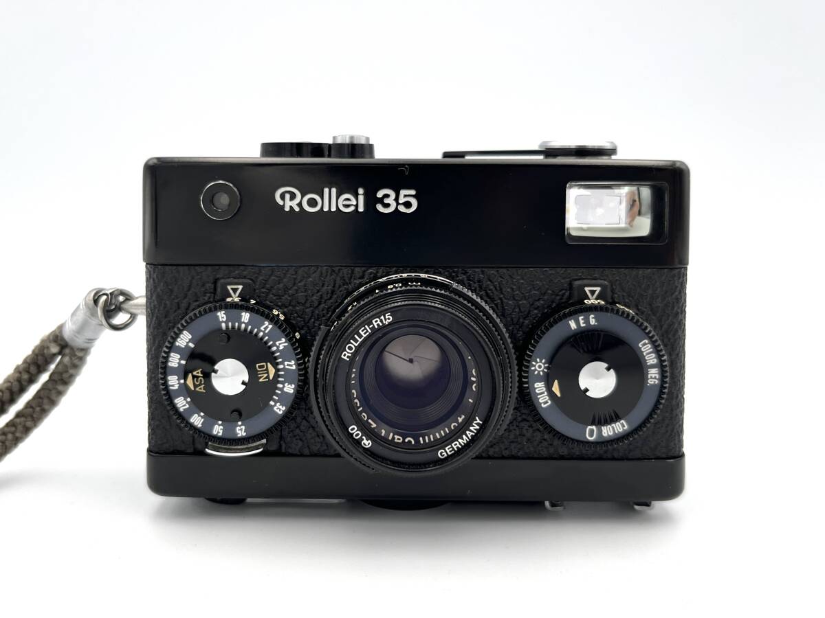 【1円〜/Rollei/極美品/希少】ローライ35 35Carl Zeiss Tessar 1:3.5 f=40mm コンパクトカメラ フィルムカメラ【ケース付/ストロボ付】の画像2