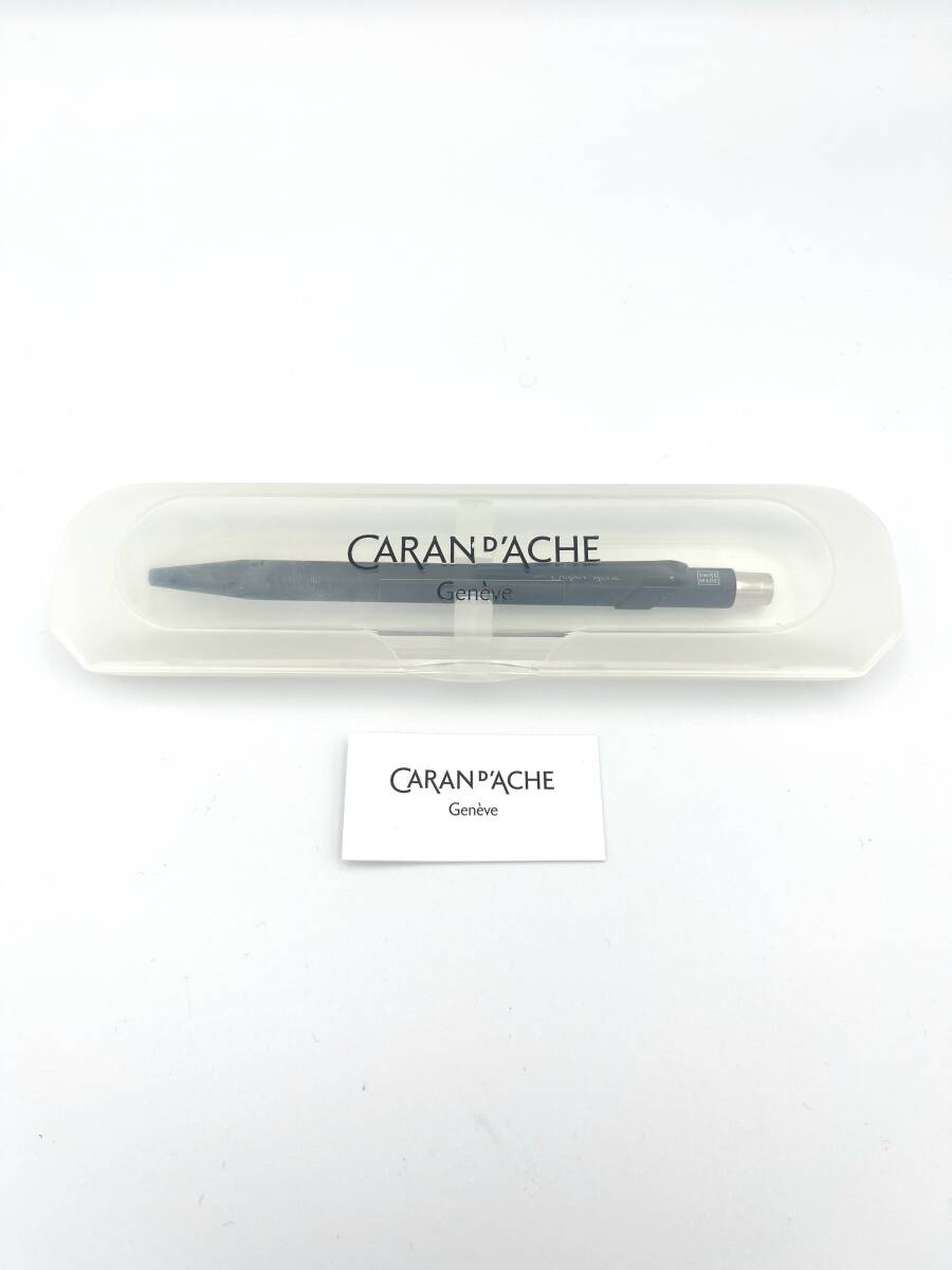 【1円〜/CARAN d'ACHE/極美品】カランダッシュ Geneve 849 ボールペン 筆記確認済み ブラック 【ケース/説明書あり】_画像6