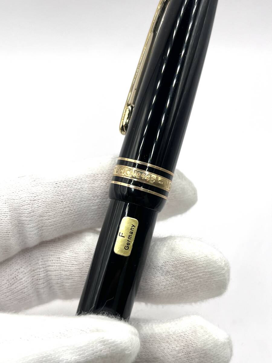 【1円〜/極美品】MONTBLANC（モンブラン） MEISTERSTUCK（マイスターシュテュック） 万年筆 No.146 14K 585 4810 ブラック ゴールド