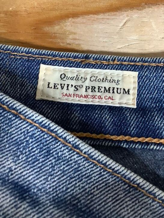 K-1217 Levi's PLEMIUM WARM リーバイス プレミアム 505 デニムパンツ W29 ビッグE 暖パン 秋冬 ジーンズ ジーパン_画像5