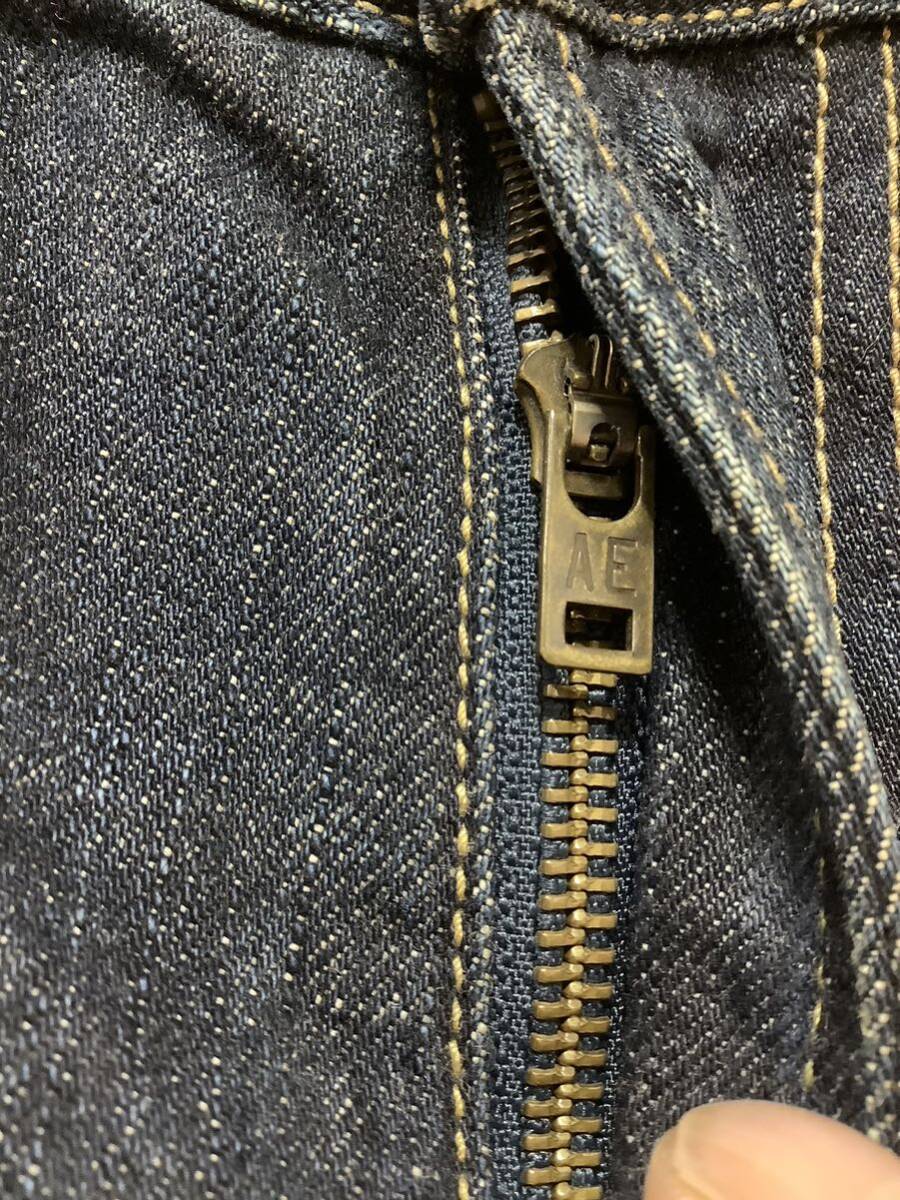 H-1291 AMERICAN EAGLE BOOTCUT アメリカン イーグル デニムパンツ W29 ブーツカット ユーズド加工 ジーンズ ジーパンの画像5