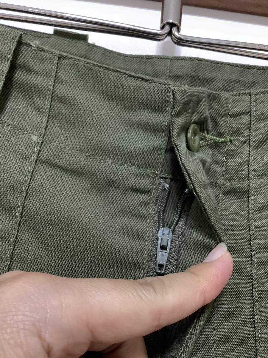 J-1211 イギリス軍 trousers トラウザーパンツ ベイカーパンツ オリーブ 85/84/100 _画像3