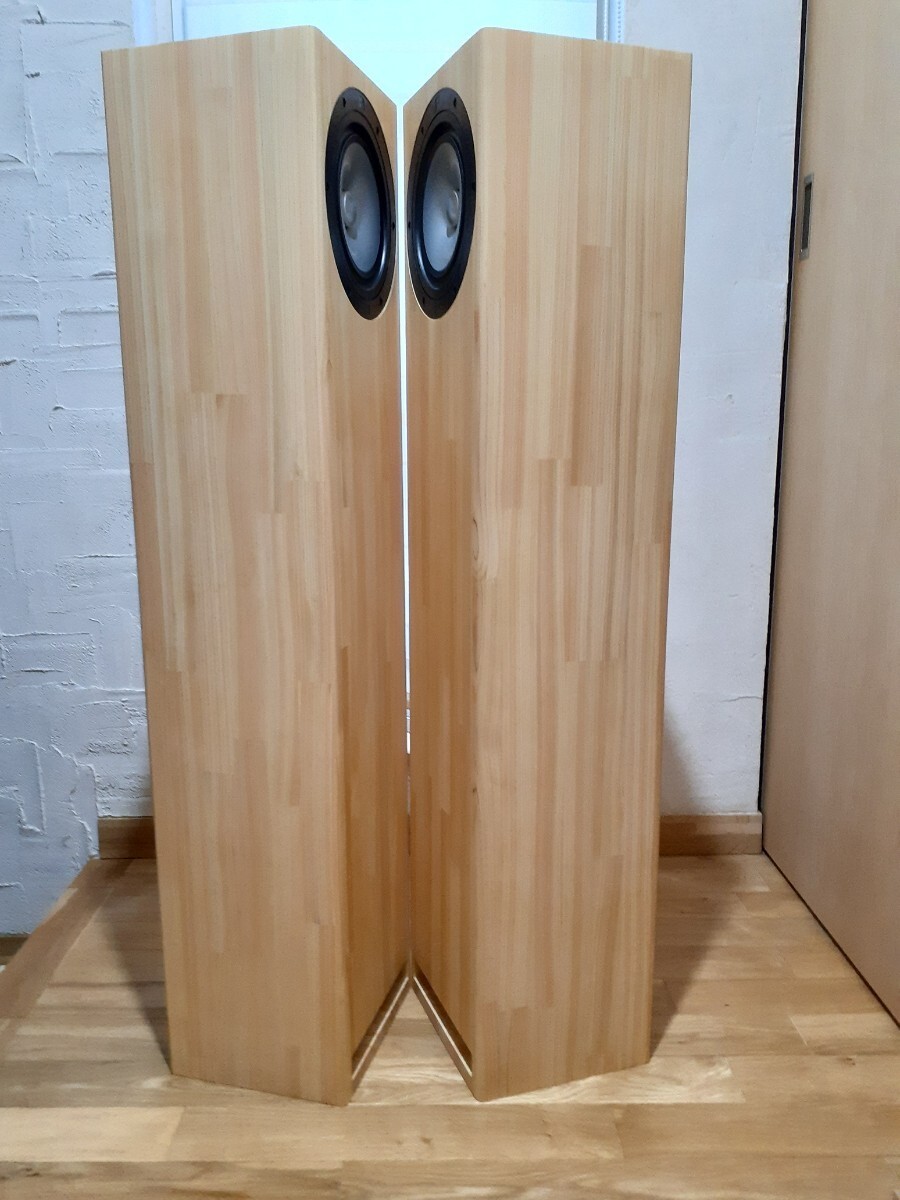  as good as new Mark audio18cm full range unit CHR120 special design BOX stone chip .. factory ( hinoki cypress laminated wood special order goods ) height 100cm board thickness 18. front bar  full 25. thickness 