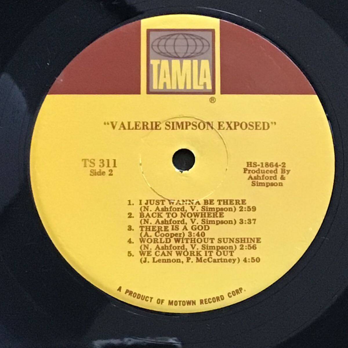US盤LP / Valerie Simpson / Exposed TS311_画像4