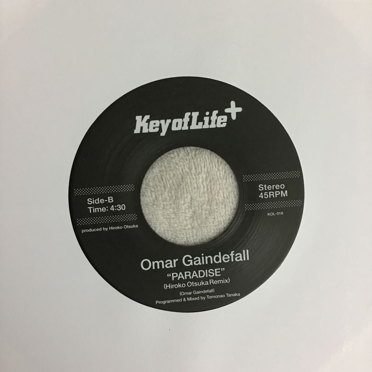 未使用 EP 45 OMAR GAINDEFALL / MAMA AFRICA / Remix RM jazz Tribal パーカッション 大塚広子 Afro Disco reggae Dub ジャンベ_画像1