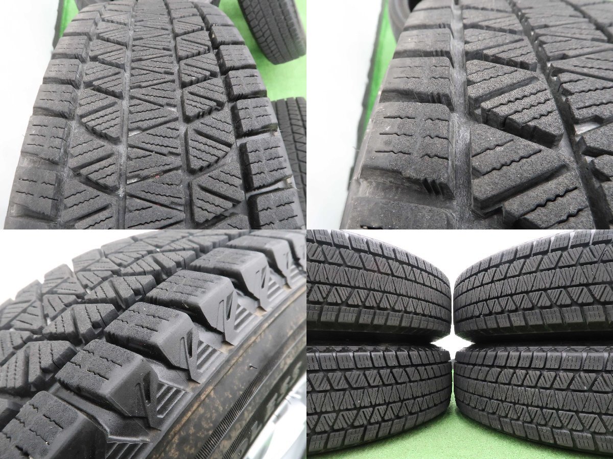 4本 社外 16インチ 5.5J +25 5H スタッドレス ブリヂストン ブリザック DM-V3 175/80R16 スズキ ジムニー JB64W JB23W マツダ AZオフロードの画像10