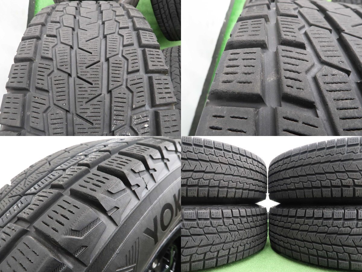 4本 RAYS チームデイトナ M9 16インチ 7J +37 5H 114.3 スタッドレス ヨコハマ アイスガード G075 225/70R16 RAV4 デリカ D5 光岡 バディの画像10