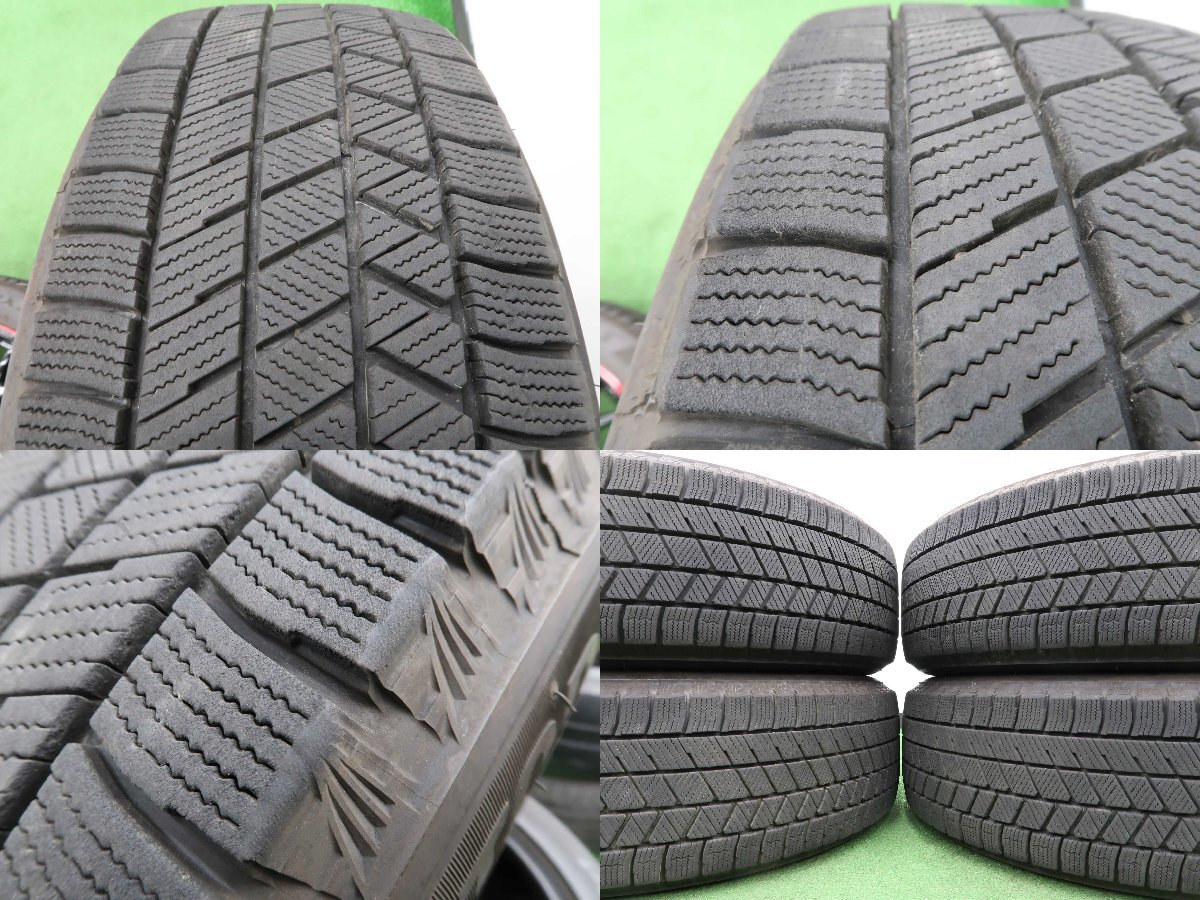 4本 RMP RACING R27 16インチ 6J スタッドレス ブリヂストン ブリザック VRX3 2021年 185/60R16 フィット クロスター アクアクロスオーバーの画像10