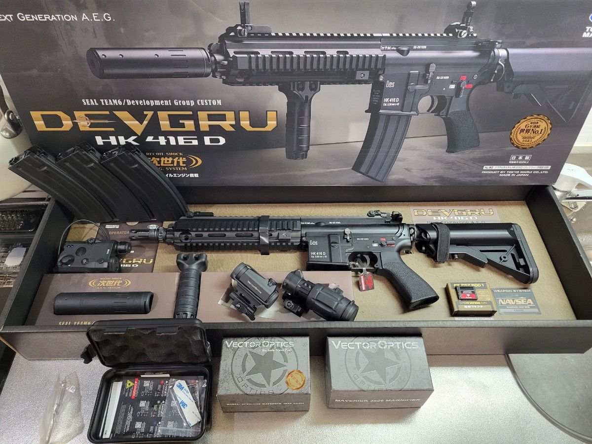 東京マルイ 次世代電動ガン HK416D DEVGRU デブグル ベクター 東京マルイ 次世代電動ガン HK416D DEVGRU デブグル ベクター