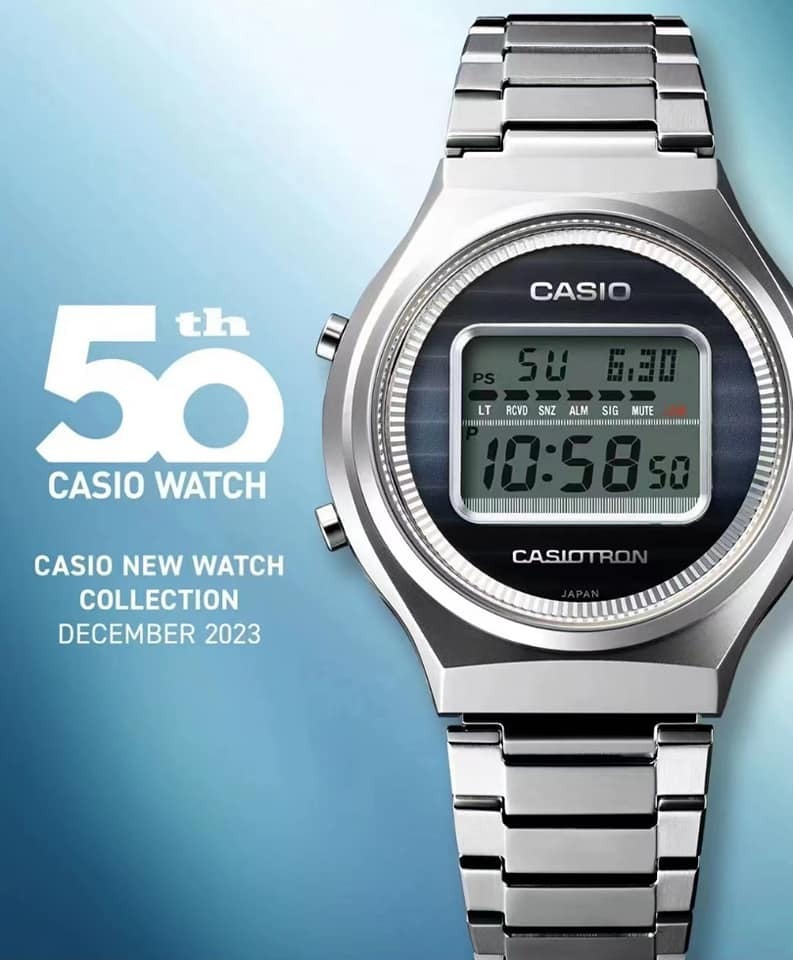 新品未使用 TRN-50-2AJR CASIOTRON カシオトロン CASIO WATCH 50TH ANNIVERSARY 世界限定4,000本 プライスタグ付きの画像4