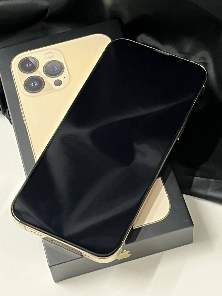 SIMフリー Apple アップル  iPhone 13 Pro Max Gold 256GB 箱／付属品あり の画像3