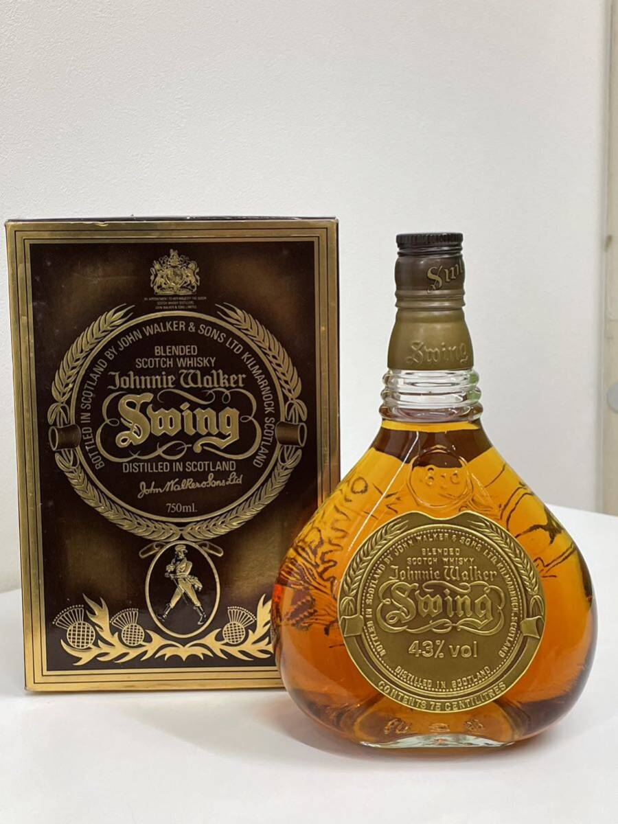 ［6761］Johnnie Walker Swing ジョニーウォーカー スウィング ウイスキー 未開栓 43% 750mlの画像1