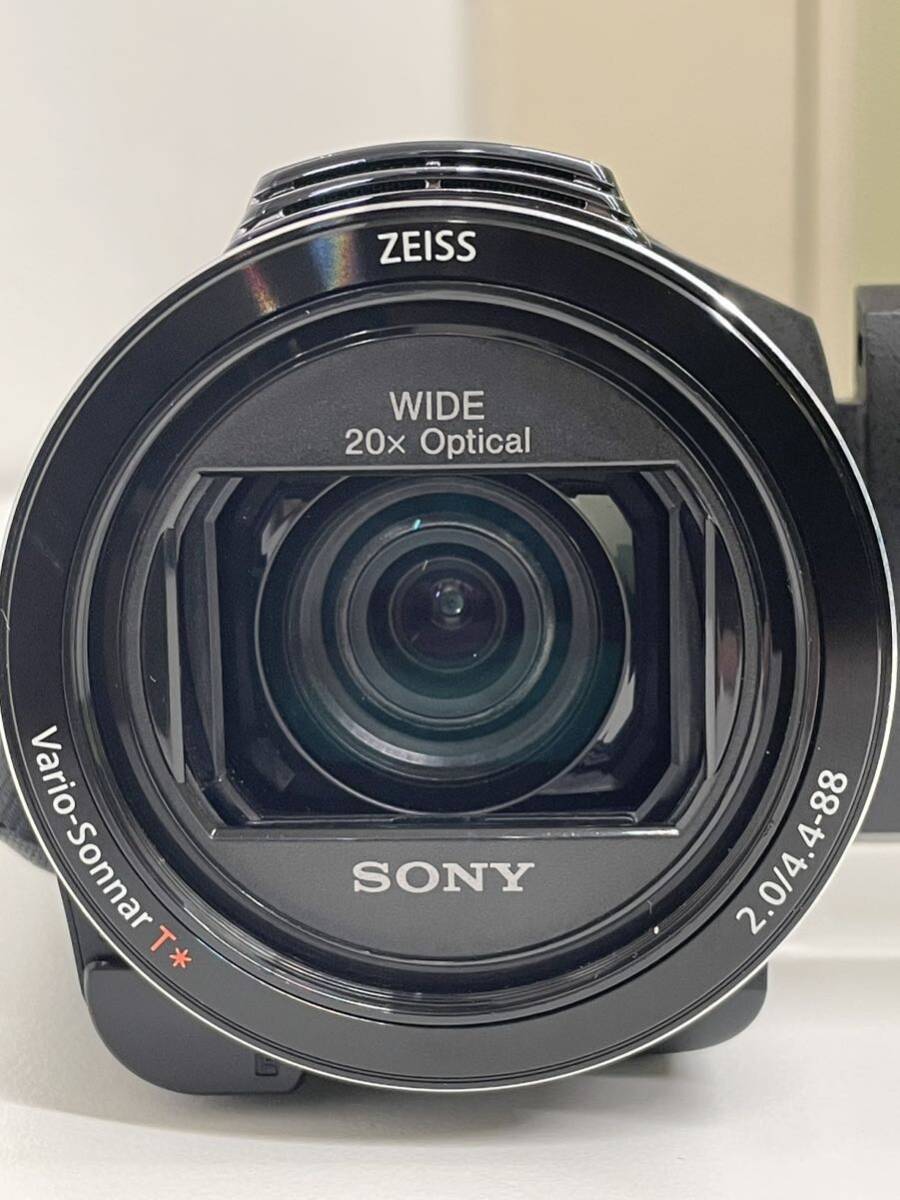  прекрасный товар SONY Sony Handycam 16.6 MEGA PIXELS FDR-AX40 4K Handycam простой рабочее состояние подтверждено [1804]