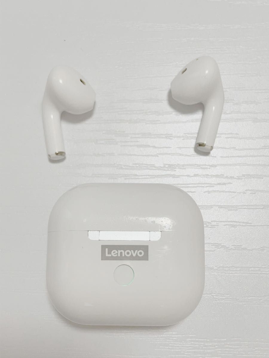 Lenovo Bluetooth 高音質 ワイヤレスイヤホン ノイズキャンセリング 自動ペアリング Type-C快速充電 軽量