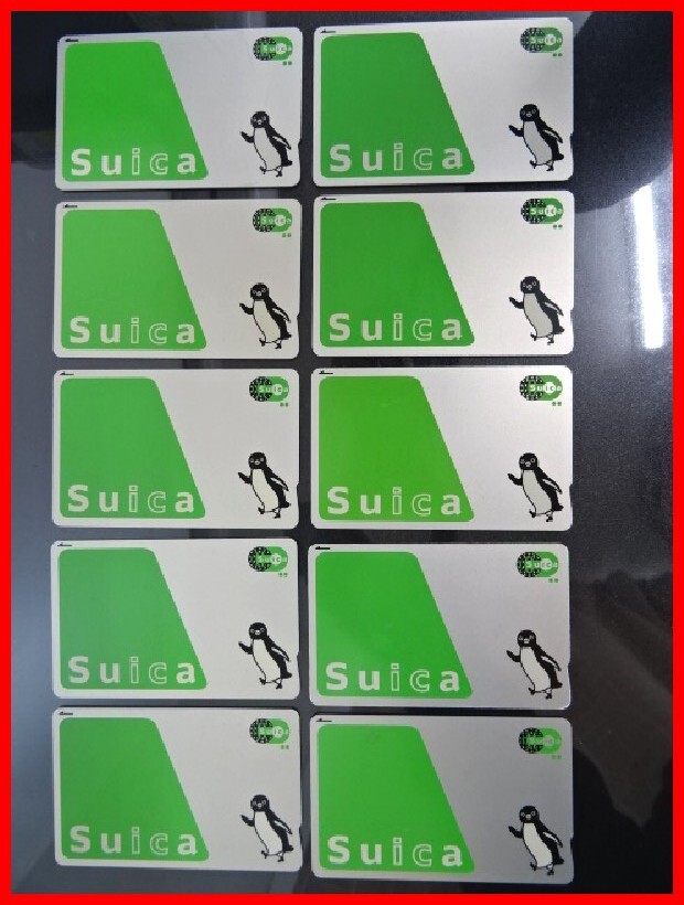  2404★A-1438★Suica スイカ 10枚セット29 鉄道ICカード 通勤 通学 観光 中古の画像1