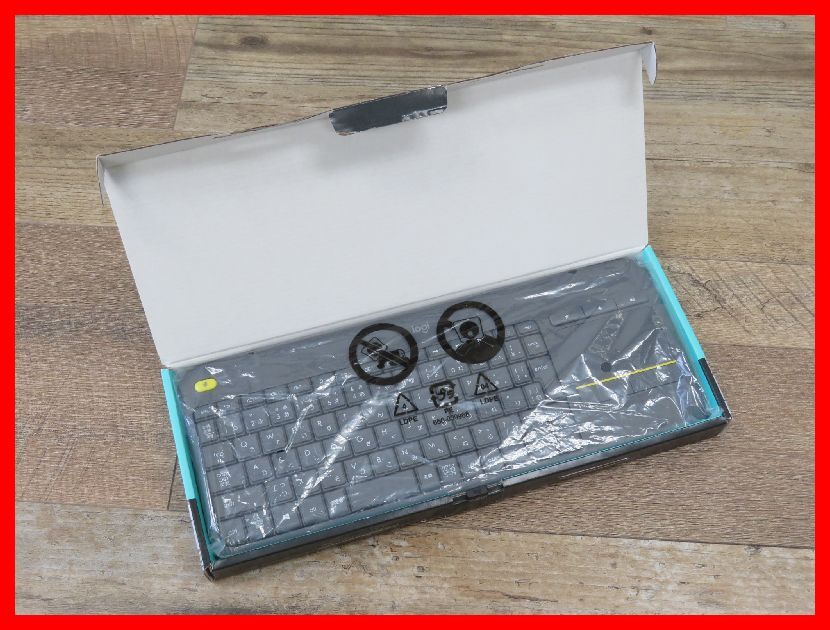 2404*SM-1253*logicool Logicool K400 Plus Touch pad installing wireless key board K400pBK secondhand goods 