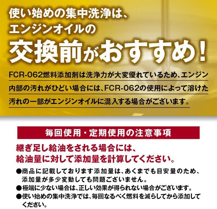 燃料添加剤 1L FCR-062 ガソリン添加剤 ディーゼル添加剤 【自動車40から60Lの場合 約6～7回分】FP101の画像2