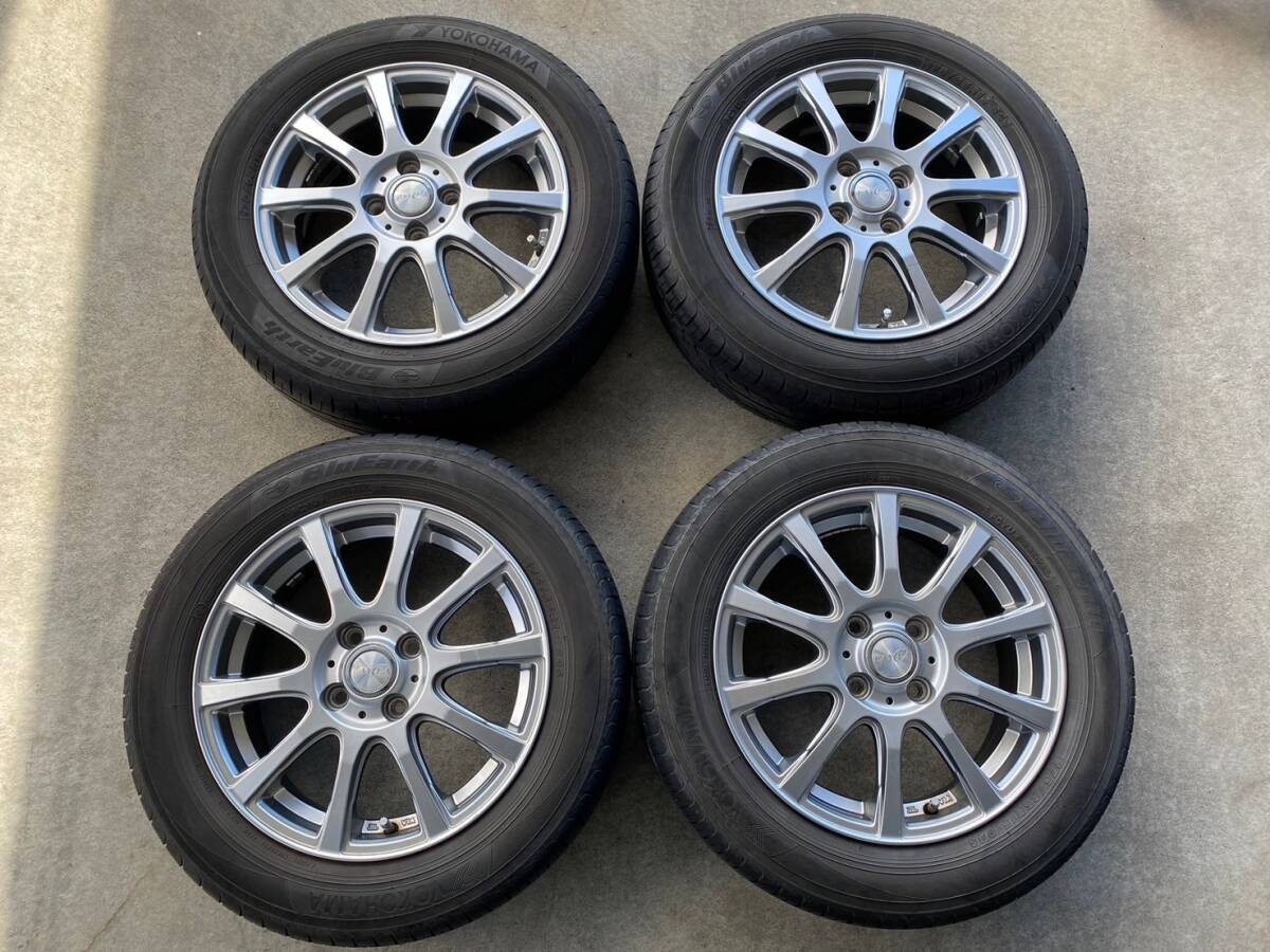 ★☆良品! 175/65R15 15x5.5J 100 +50 YOKOHAMA BluEarth 4本セット! コンパクトカー 引取り大歓迎!! HB51☆★_画像1