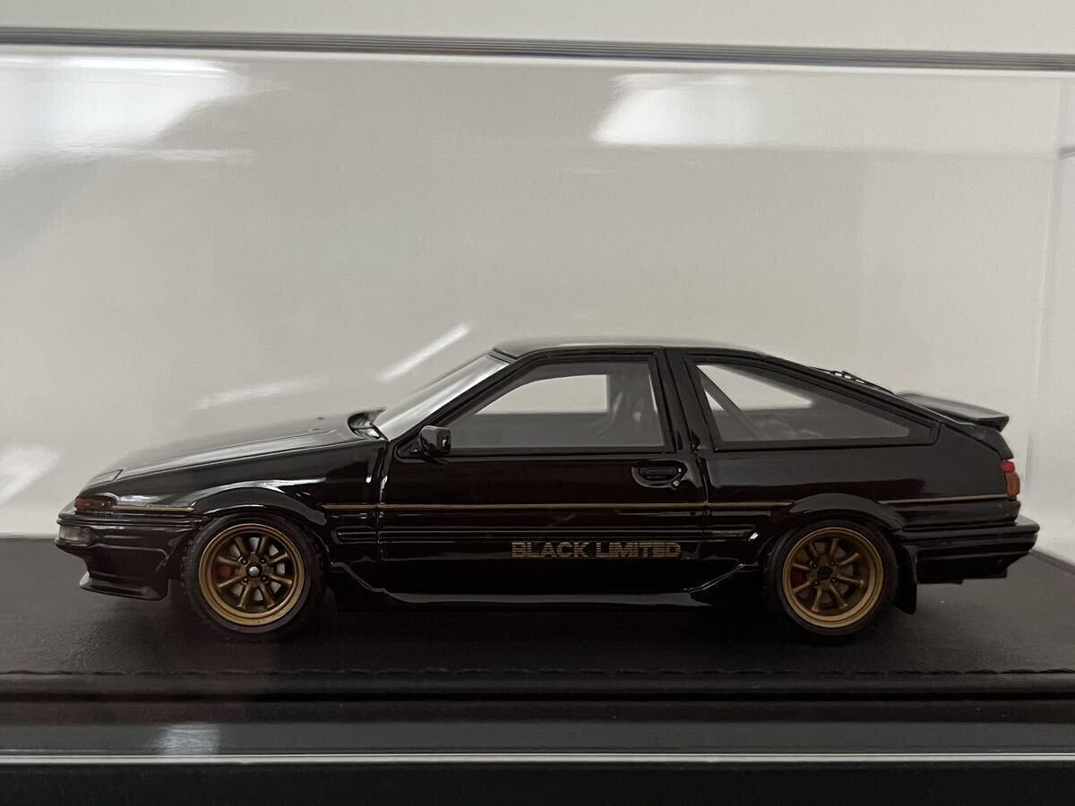 Web限定 イグニッションモデル ignition model IG1190 1/43 トヨタ スプリンター トレノAE86 3Door GT Apex Black Limitedの画像4