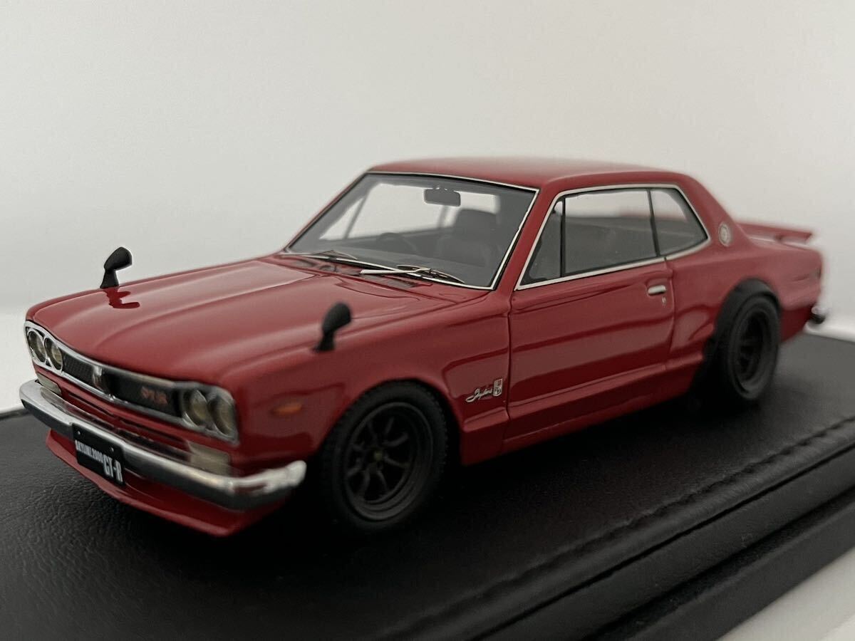 1/43 イグニッションモデル ignition model IG0245 日産 スカイライン 2000 GT-R KPGC10 レッドの画像2