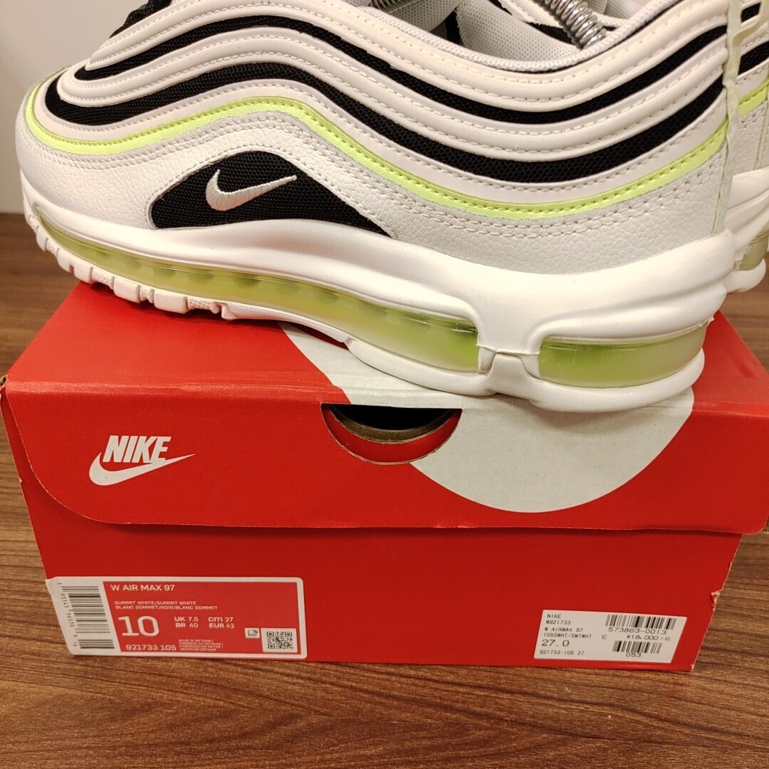 NIKE ナイキ AIRMAX 97 ウィメンズ エアマックス97 921733-105 サイズ27㎝の画像8