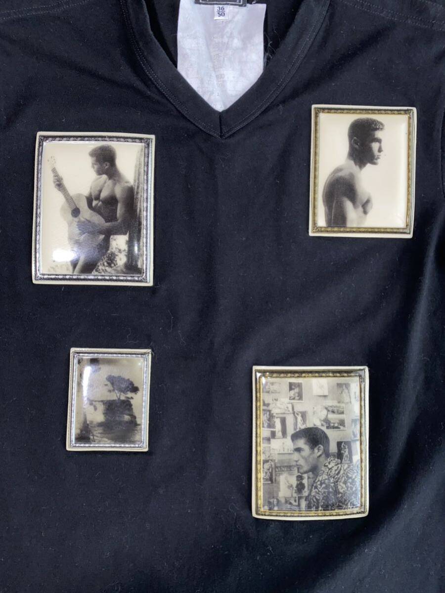 VERSUS (ベルサス)VERSACE(ヴェルサーチ)ブルースウェーバー bruce weberフォトTシャツ ビンテージ 90s イタリア製 スペシャル 激レアの画像4