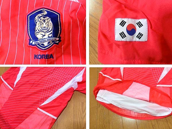 ■NIKE ナイキ 2002 日韓ワールドカップ 韓国代表 ユニフォームモデル ゲームシャツ サイズL 中古良品_画像6
