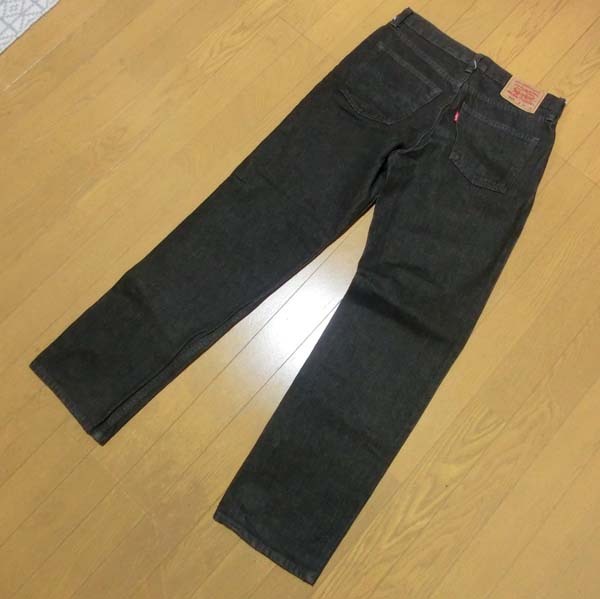  ■Levi's リーバイス 533 ブラック デニム 34インチ（W34L32） 1・2度使用品 黒系 中古良品の画像3