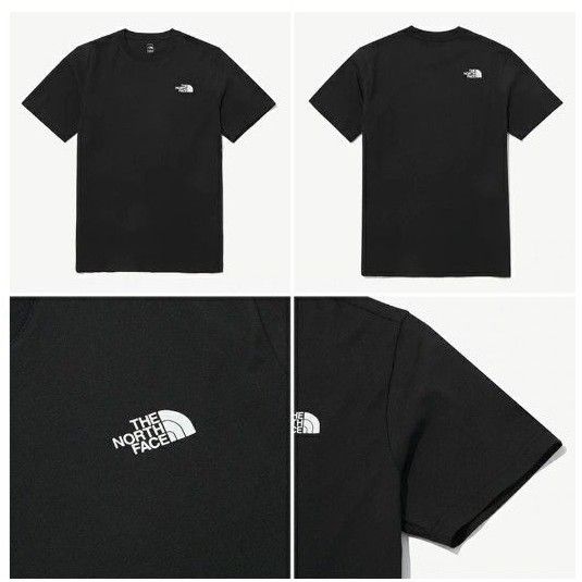 【新品タグ付き】ザ ノースフェイス　コットン　ベーシック　半袖Tシャツ　黒　ブラック　メンズＬサイズ　韓国正規品　