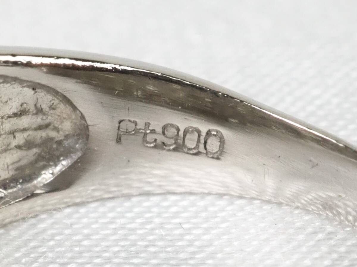 【3751P】Pt900プラチナ 天然ダイヤモンド 1.00ct/5.2g リング 指輪 ♯9.5の画像10